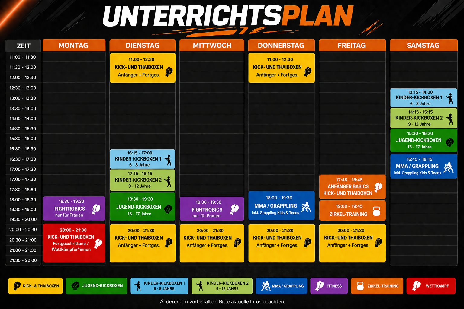 Unterrichtsplan